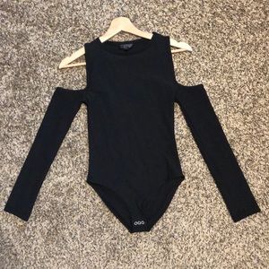 Topshop Cold Shoulder Bodysuit